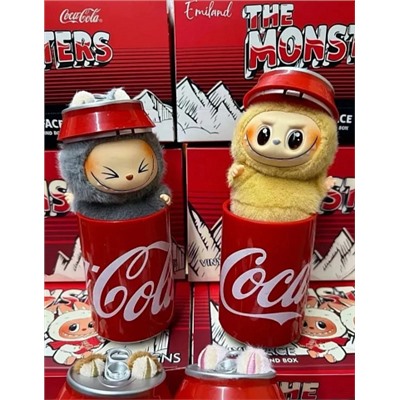 Мягкая игрушка брелок Лaбубу Cоca Cоla, в ассортименте, В КОРОБКЕ