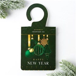Ароматизатор для дома Happy new year, аромат хвойный лес, 8 х 15,5 см