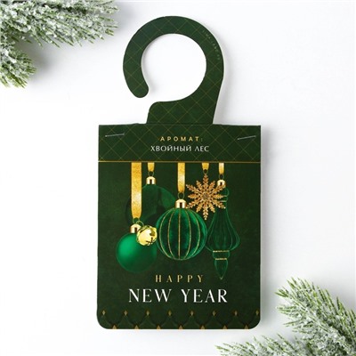 Ароматизатор для дома Happy new year, аромат хвойный лес, 8 х 15,5 см