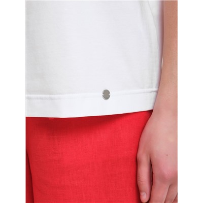 Футболка белая с принтом