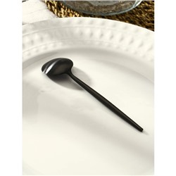 Ложка чайная Magistro «Фолк», длина 12.3 см, нержавеющая сталь, чёрная