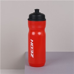 Бутылка для воды велосипедная ZEON WB066 силиконовый клапан, пищевой hi-quality PP, 750ML цвет red/уп100