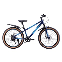 Велосипед 24" рама 13" 7sp COMIRON REBEL морской хаки