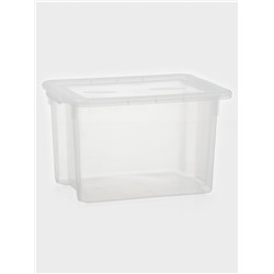 Контейнер для хранения Porter, 21 л, 43×32×27 см, с крышкой, прозрачный