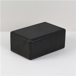 Блок для йоги и фитнеса спортивный 23*15*10 см / YJZ590/2 /уп 50/ черный