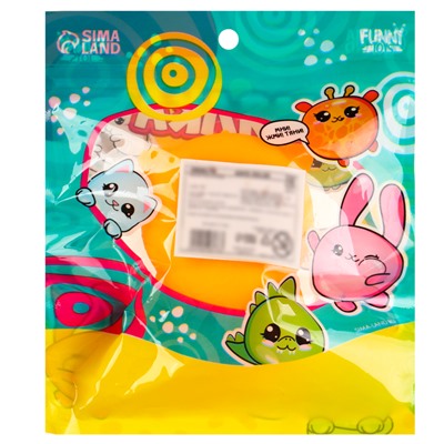 Антистресс сквиш мялка «Мишка», с пастой, в пакете