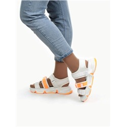 08-PED76-5 WHITE Босоножки (текстиль, стелька текстиль)