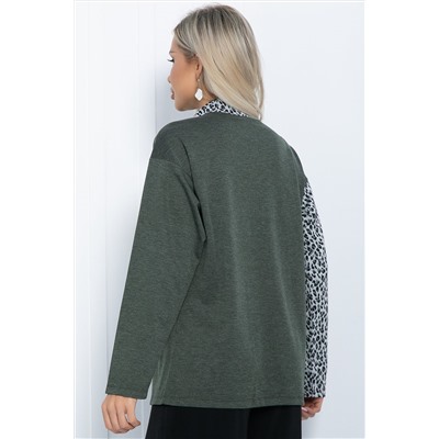 Блуза Элли (хаки) Б11306