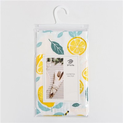 Салфетка «Этель. Лимонад», 40×40 см, сатин 110 г/м²
