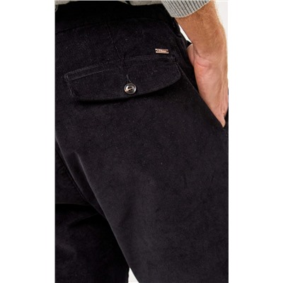 Брюки вельвет Р321-0800 l.black