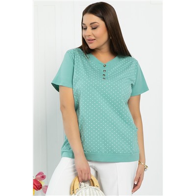 Блуза Ваниль (олива) Б12852-20М