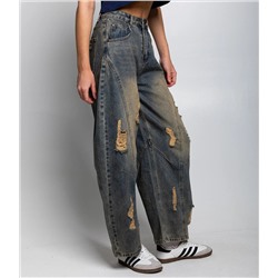 Джинсы #КТ3971, серо-голубой