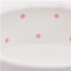 Миска керамическая Princess 100 мл малая 8.5×3.5 см, розовая