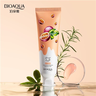 (ЗАМЯТА КОРОБОЧКА) Гелевая зубная паста отбеливающая с Маракуйей BIOAQUA, 100 гр.