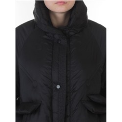 3062 BLACK Куртка пуховая зимняя женская (утиный пух)