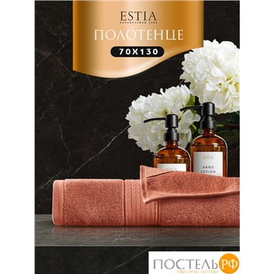 Estia МАРТОС коралл Полотенце 70х130, 100% хлопок, 450 г/м2
