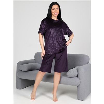 Чиэра-Жаккард - костюм сливовый