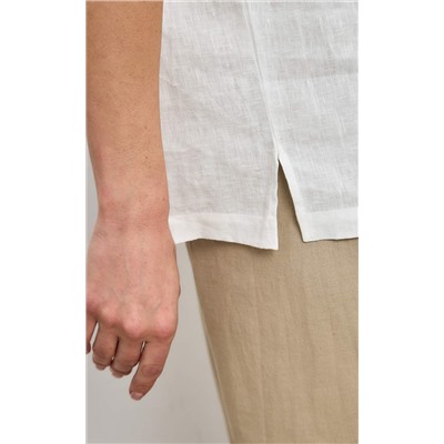 Блузка лен F112-1108 white