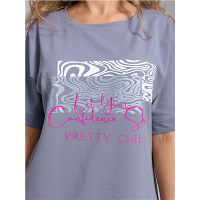 940/1 Футболка  "Серый"