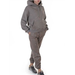 006 GRAY Костюм спортивный зимний женский (95% хлопок, 5% полиэстер)