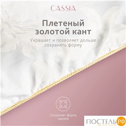 CASSIA ИРЕМ Одеяло 200х220, 1 пр., жаккард хл,виск.шелк/арт-шелк/микрогель Airsoft