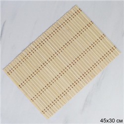 Салфетка для стола Бамбук 30х45 см / BBD42 /уп 64/ бежевая