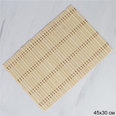 Салфетка для стола Бамбук 30х45 см / BBD42 /уп 64/ бежевая