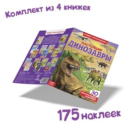 Наклейки многоразовые «Для мальчиков», набор 4 шт.