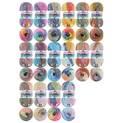 Пряжа Kamgarn SPLASH PAPATYA