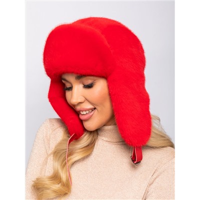 Ушанка Скай(эконорка) 14-алый