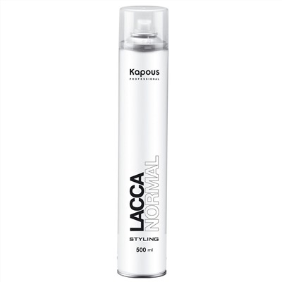 Kapous Лак аэрозольный для волос нормальной фиксации / Lacca Normal, 500 мл