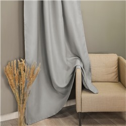 Штора блэкаут портьерная Witerra «Матовый», размер 190×275 см, серая