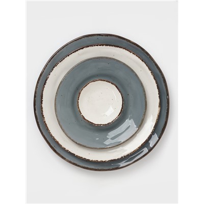 Тарелка Magistro Alpine Frost, d=27 см, фарфор, белая