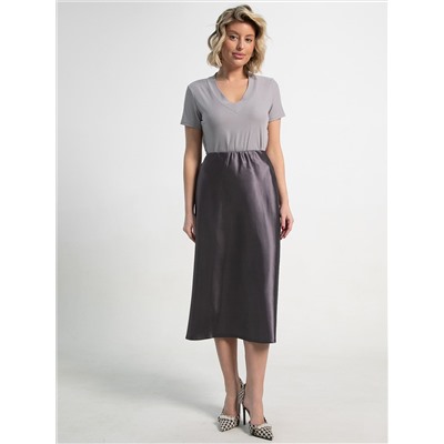 Юбка Коссаль (пыльно-графитовая) Ю15316-46М