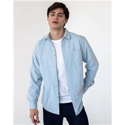 06601 Рубашка мужская голубой