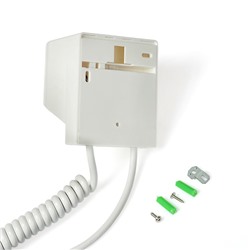Фен Centek CT-2251, настенный, 2100 Вт, 3 скорости, 2 температурных режима, белый