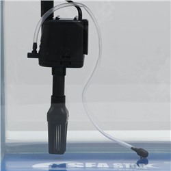 Аквариум SeaStar HX-319F в комплекте: LED-лампа, фильтр, 18 л, белый