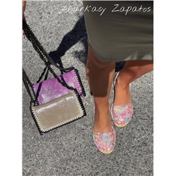 Испанские абаркасы от AB.Zapatos · 3207PC · clavel multicolor Акция