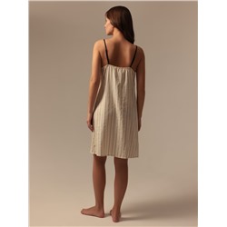 Сорочка ночная с тонкими лямками женская SL HOME Linen