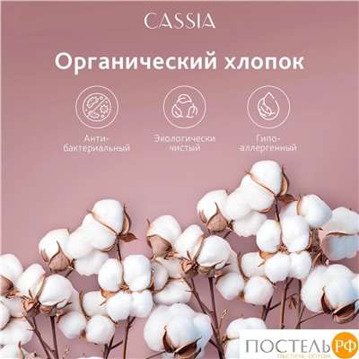 CASSIA Одеяло лайт КАЛАХАРИ 140х205,1пр.,хл./вербл.шерсть/микровол.., 200г/м2