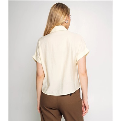 Рубашка #КТ807 (5), светло-жёлтый