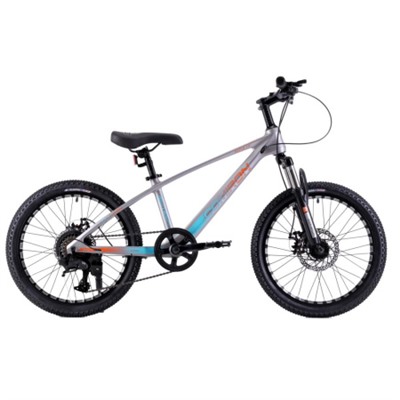 Велосипед 20" R20Ch COMIRON RAPID NEW серебристый