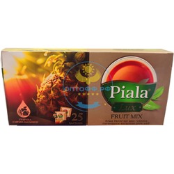Чай Пиала Lux 25 пак. черный Fruit Mix с кусочками яблок и экстрактом гуараны (кор*48)