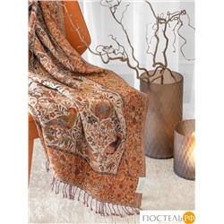 Estia СЭВИНА Плед терракот. 130х170 см, 1 пр., 95% хлоп./5% шерсть, 250 гр/м2