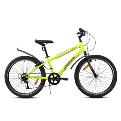 Велосипед 24" рама 13" 7sp KRYPTON ОРЛЁНОК ригид зелёный