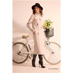 NiV NiV fashion 913 светло-бежевый, Платье