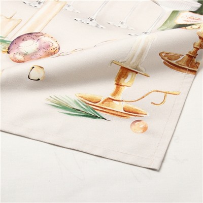 Полотенце кухонное новогоднее «Этель. Новогодняя эстетика», 40×73 см, 100% хлопок, саржа 190 г/м²