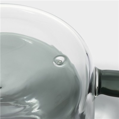 Кружка с двойными стенками Magistro «Дуо», 250 мл, 12×8.5×7.7 см, стекло, прозрачная