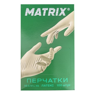 Перчатки латексные MATRIX Extra Light Latex бело-желтые, размер S, 100 шт. (50 пар)