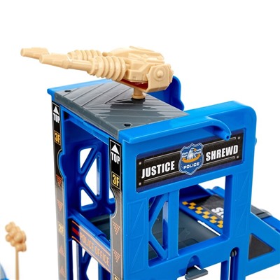 Парковка «Полицейская часть», свет и звук